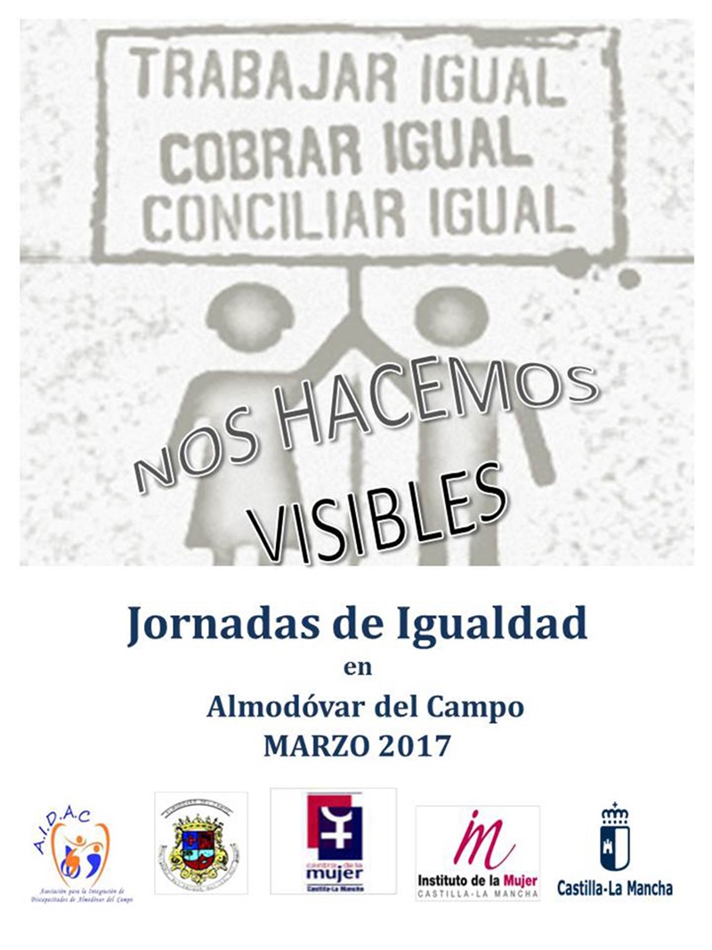 Cartel Jornadas Igualdad 2017 Almod&oacute;var del Campo