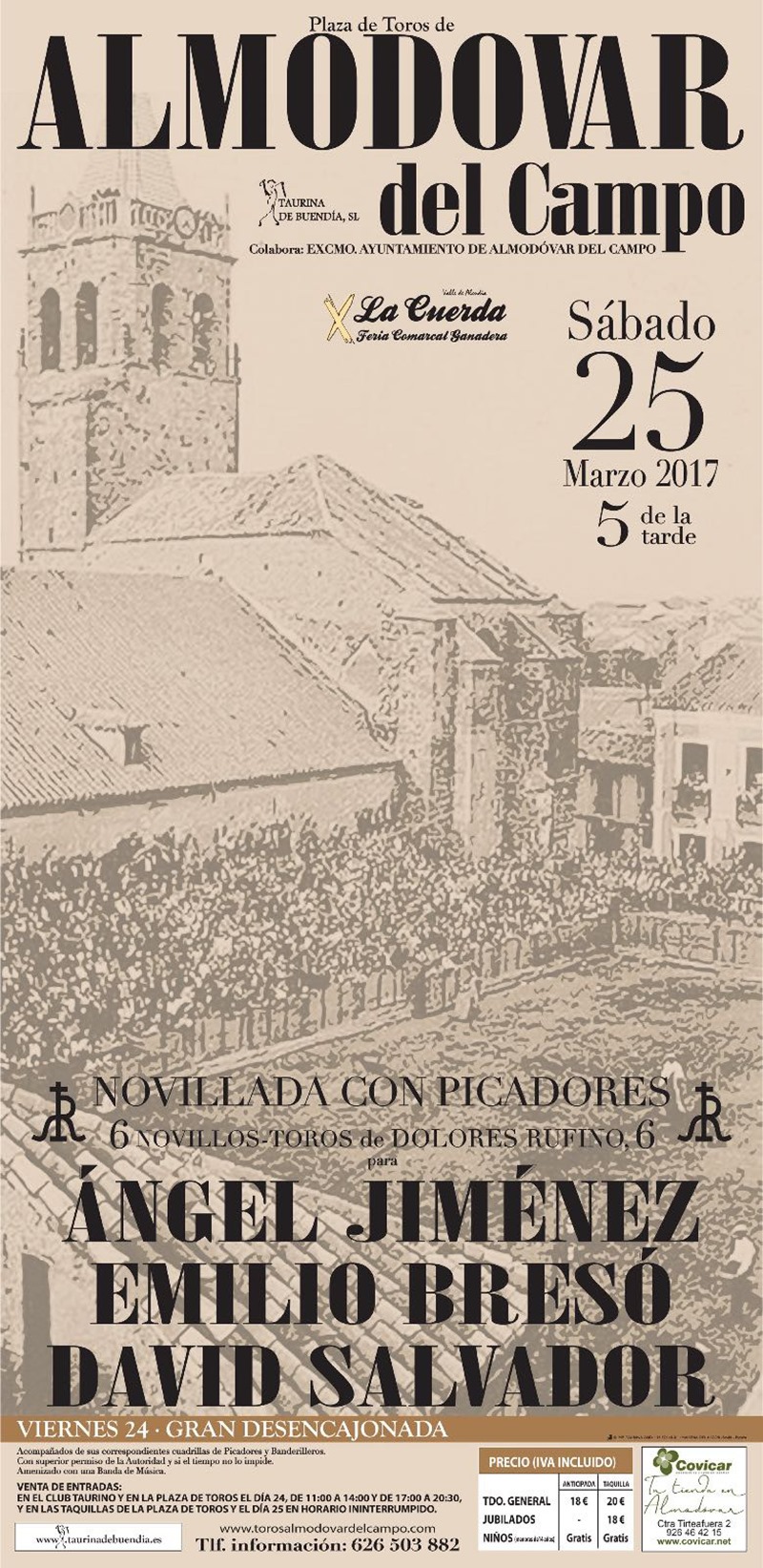 Cartel Novillada Marzo 2017