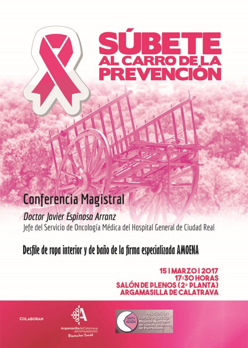 Cartel de la charla de este año