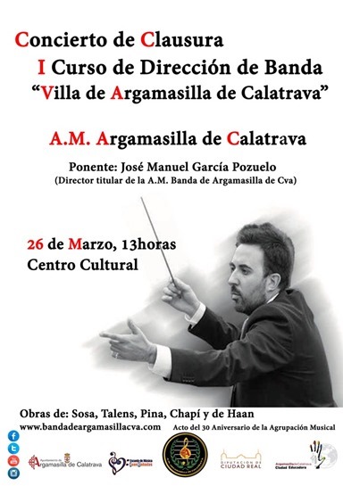 Cartel del programa de Curso de Director de Banda