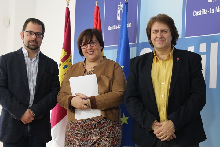 Gonzalo Redondo, Carmen Olmedo y Agustin Espinosa 1