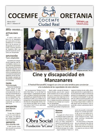 Portada Cocemfe Oretania 67