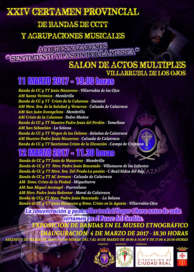 Villarrubia_Cartel Certamen Bandas y agrupaciones