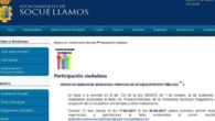 La web de ayuntamiento de Socuéllamos habilita un banner de participación ciudadana que permitirá aportar sugerencias a las ordenanzas municipales