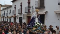 Los almagreños acompañan a su Patrona de regreso a la ermita Nuestra Señora de las Nieves