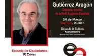 Manuel Gutiérrez Aragón hablará sobre “El Ingenioso Ciudadano Sancho Panza” en la Escuela de Ciudadanos de Manzanares