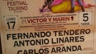 Los diestros Fernando Tendero y Antonio Linares, y el novillero Carlos Aranda, en el Festival Taurino de Carrión del 17 de abril