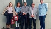 Siro Ramiro aborda con los responsables de la Escuela de Ingeniería Minera e Industrial de Almadén futuros proyectos para los que ofrece la colaboración del Ayuntamiento