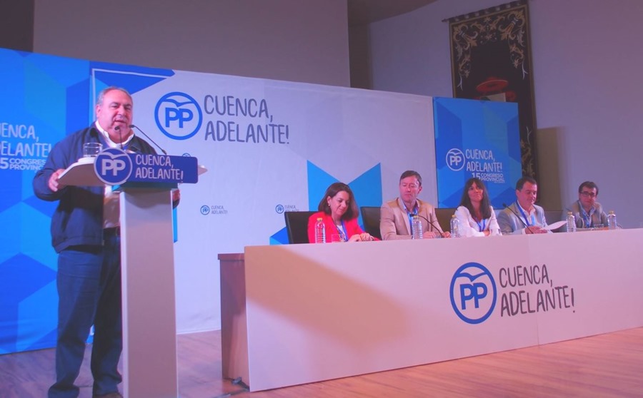 Vicente Tirado en el Congreso del PP de Cuenca