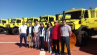 El Gobierno regional recibe las últimas ocho de las 16 autobombas que se incorporan esta campaña al Servicio de Extinción de Incendios Forestales