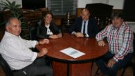 La consejera de Fomento visita Montearagón y confía en poder continuar con las obras de la depuradora que se incluyeron en estos presupuestos