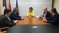 La consejera Patricia Franco se reúne con los representantes de la patronal castellano-manchega