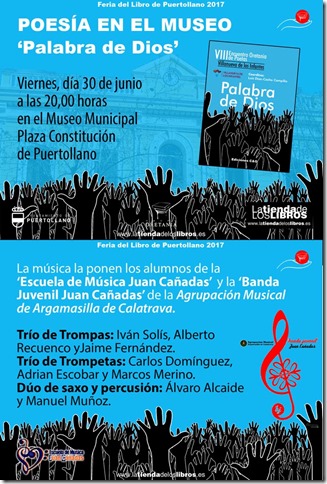 0 cartel Invitación Palabra de Dios música