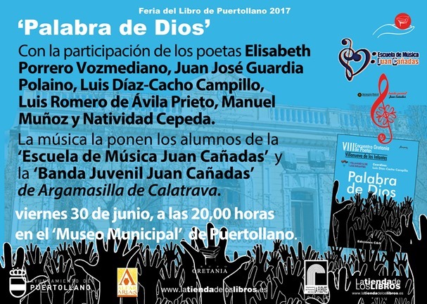 Cartel recital de poes&iacute;a Palabra de Dios en Puertollano