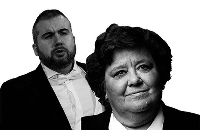 Luis Santana y Cristina Almeida