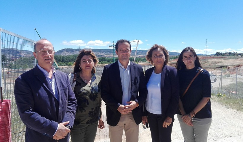 PP en la visita a los terrenos del nuevo hospital de Cuenca, 050617