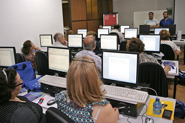 Panorámica general del Aula de Formación Homologada de Brazatortas