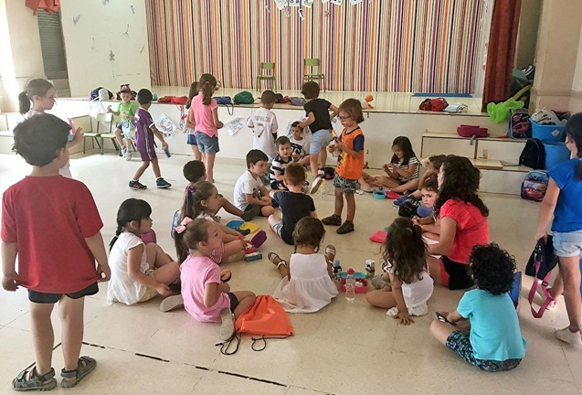 Una de las actividades realizadas en las dependencias escolares