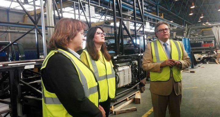 Agustin Espinosa en visita a Tecnove Security