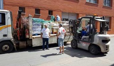 Cruz Roja Almodóvar del Campo inicia el Programa 2017 de Ayuda Alimentaria con el reparto de 1.800 kilos