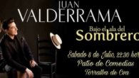 Juan Valderrama actuará este fin de semana en Torralba de Calatrava dentro del Ciclo de Música en los Patios