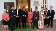 Luis Cobos y Alberto Entrerríos, socios de honor del Casino de Argamasilla de Calatrava en su centenario