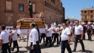 Santiago y la restauración de la parroquia, protagonizaron el día grande de la feria de La Solana