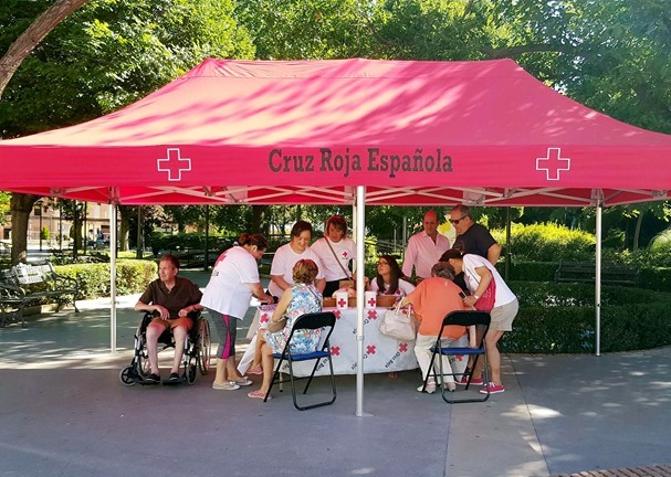 Carpa habilitada en el Jard&iacute;n Municipal