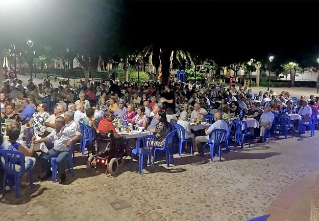 Cena de clausura de la II Semana del Mayor, en 2016