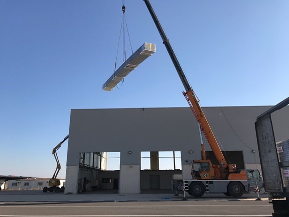 Obras en la terminal de handling 