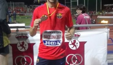 El atleta Miguelturreño Alberto Imedio, satisfecho con el final de temporada en el que se ha colgado una medalla de bronce en el campeonato de España de 1.50