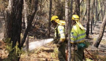 El Gobierno de Castilla-La Mancha informa que el incendio de Cañamares, en Cuenca, se encuentra ya estabilizado