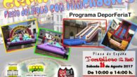 Gran Fiesta del Agua con hinchables en la Plaza de España de Tomelloso el próximo día 26