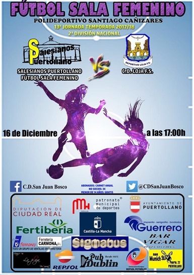 El salesianos Puertollano juega ante su afición contra Loja FSF