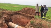 Reparada la tubería de la red general de abastecimiento de agua de Manzanares