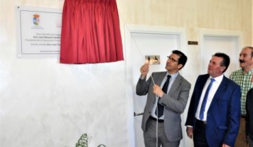 Caballero inaugura el gimnasio de San Carlos del Valle