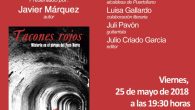 `Tacones Rojos. Misterio en el Parque del Pozo Norte´ de Javier Márquez, editado por Ediciones C&G, se presenta en Puertollano el 25 de mayo