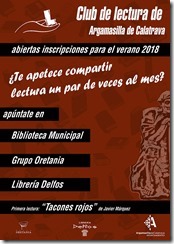 Cartel club de lecturas