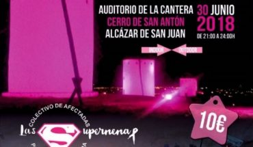 II Máster Night Cycling benéfica organizado por el colectivo de las Supernenas en Alcázar de San Juan