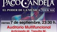 A la venta las entradas para el concierto de Paco Candela en Miguelturra