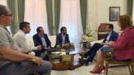 El presidente de la Diputación recibe al presidente del Colegio de Secretarios, Interventores y Tesoreros de Ciudad Real