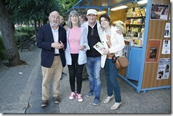 ortiz con la familia Leal Arias