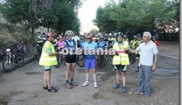 Éxito en la celebración de la ‘I Marcha Cicloturista BTT El Trenillo´ que vuelve a unir Valdepeñas con Puertollano, por el trazado de la vía estrecha