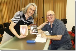 0 El escritor Javier M&aacute;rquez acompa&ntilde;&oacute; a Miguel &Aacute;ngel M&aacute;rquez en la puesta de largo de El diario de Kabor el oretano