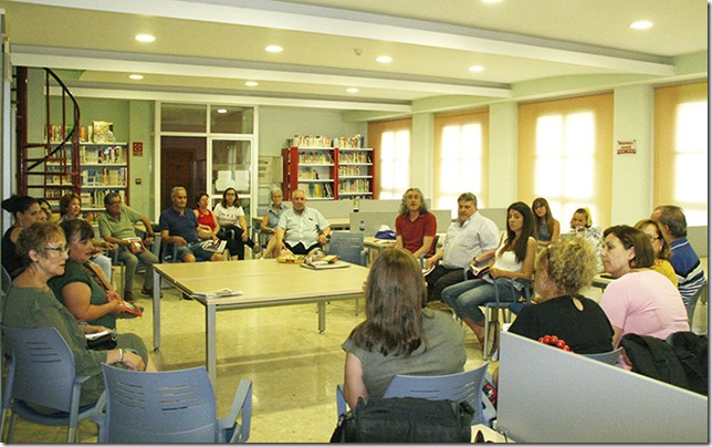 0 Imagen de una de las reuniones del Club de Lectura de Argamasilla de Calatrava