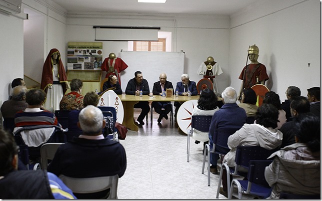 0 Un momento durante la presentaci&oacute;n de la novela en Gran&aacute;tula de Calatrava