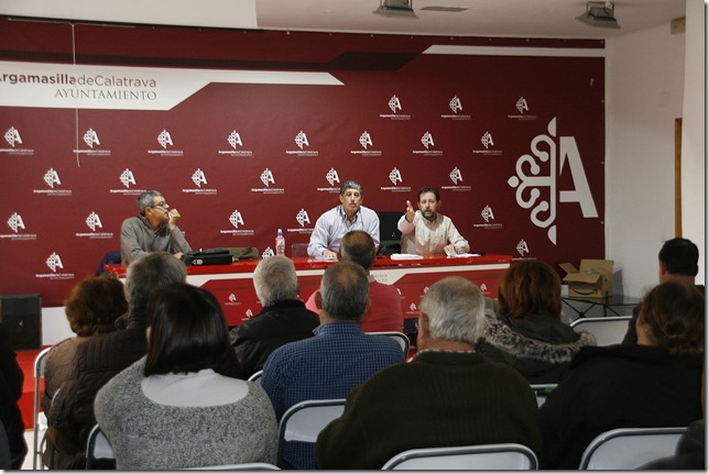 0 Un momento durante la celebración de la asamblea en Argamasilla de Calatrava