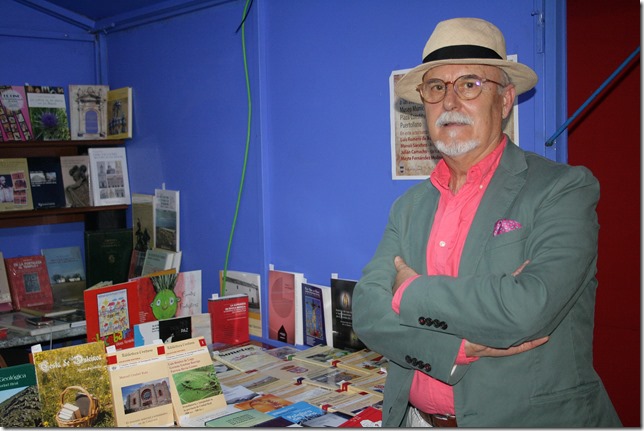 Miguel Galanes en la Feria del Libro de Puertollano