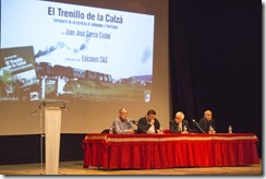 Un momento durante la presentación en Calzada de Calatrava