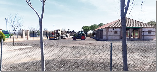 Comienzan los trabajos en los alrededores del yacimiento